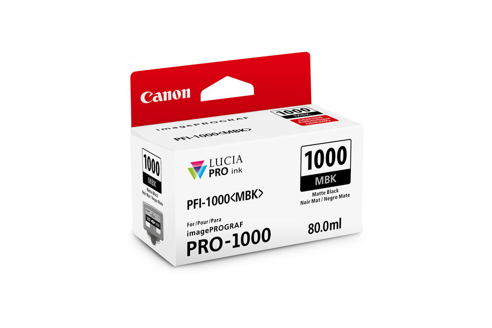 Cartucho de Tinta Canon Preto Matte PFI-1000 view 1 