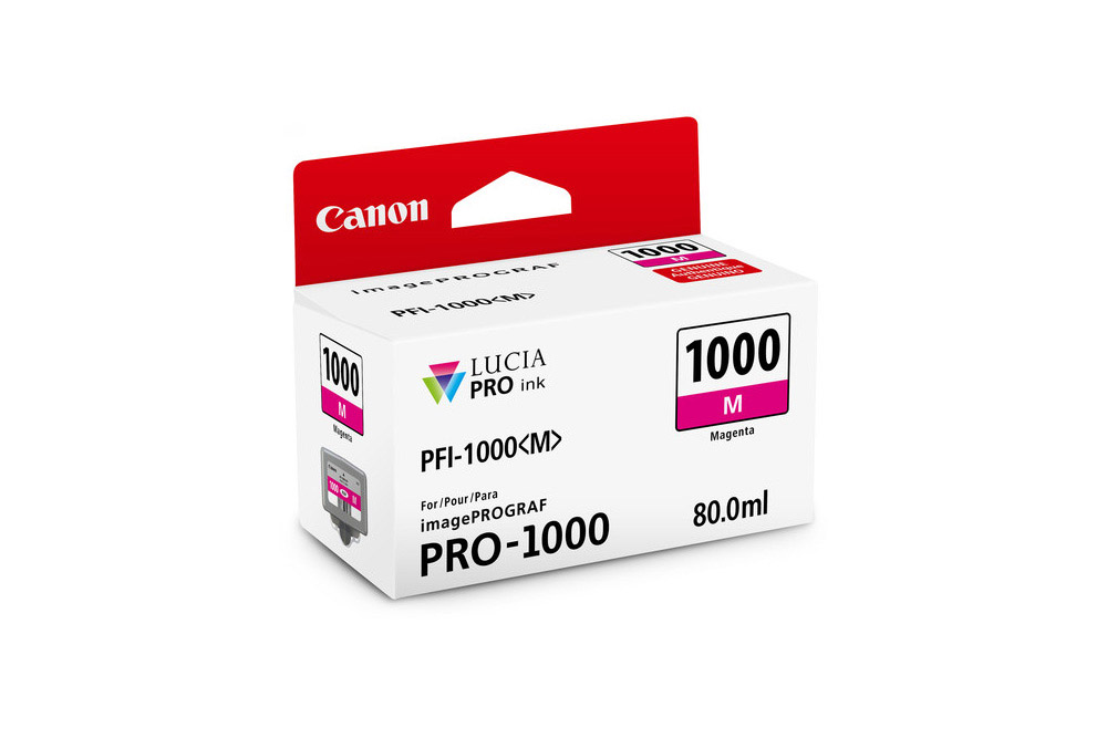 Cartucho de Tinta Canon Magenta PFI-1000 view 1 