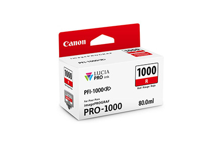 Cartucho de Tinta Canon Vermelha PFI-1000
