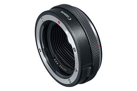 Adaptador RF para lentes EF e EF-S padrão com anel de controle