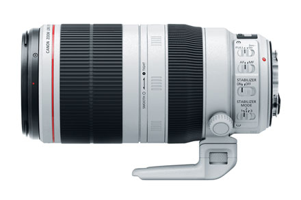 Lente EF 100-400mm f/4.5-5.6L IS II USM view 2 