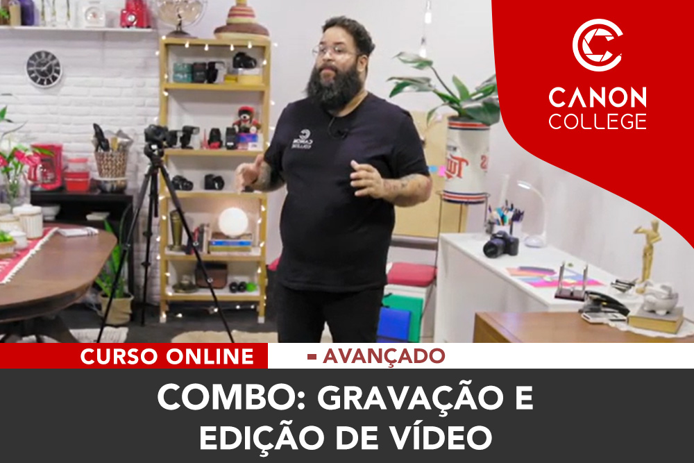 Imagem para Combo: Curso gravação de vídeo + edição + vídeo aula a partir de Loja Canon
