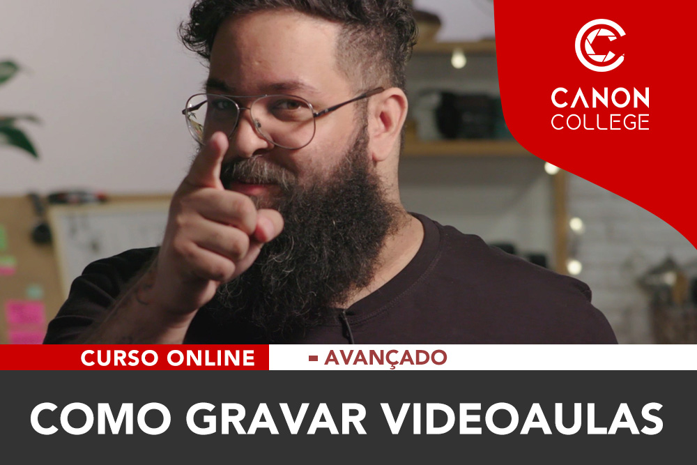 Imagem para Curso Online de Como Gravar Vídeo Aulas a partir de Loja Canon
