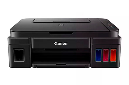A multifuncional Mega Tank G3100 imprime até 6.000 páginas em preto ou 7.000 páginas coloridas ou 2.000 fotos 10x15 cm. Com a conectividade Wi-Fi é possível imprimir sem fio diretamente do seu smartphone ou tablet, sem a necessidade de roteador.