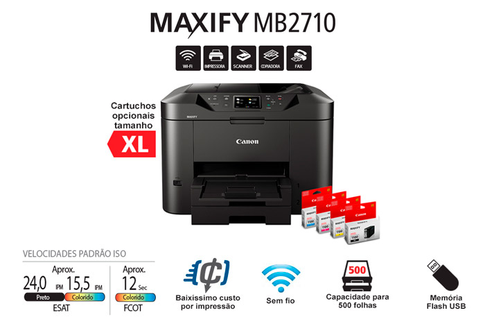 Imagem para Impressora Multifuncional MAXIFY MB2710 a partir de Loja Canon