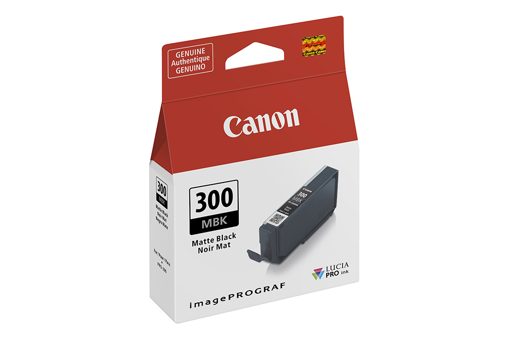 Cartucho de Tinta Canon PFI-300 MBK - Preto Fosco view 2 