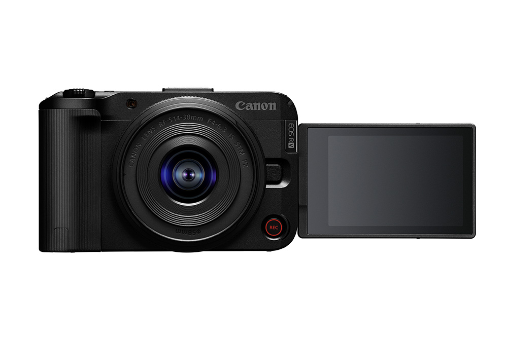 Câmera EOS R50V KIT c/ RF-S 14-30mm f/4-6.3 IS STM PZ view 2 