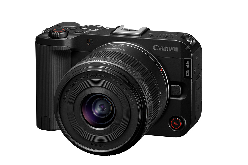 Câmera EOS R50V KIT c/ RF-S 14-30mm f/4-6.3 IS STM PZ view 3 