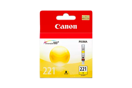 Cartucho de Tinta Canon Amarelo CLI-221