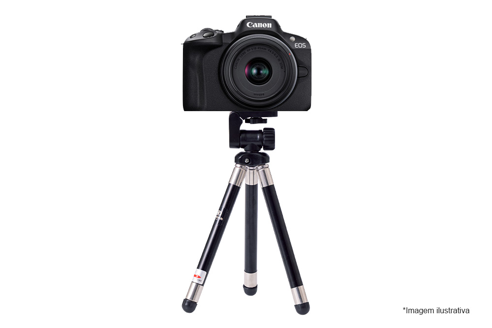 Combo Câmera EOS R50 com Lente RF-S 18-45mm + Mini Tripé para Câmera Greika WT-2881 view 2 