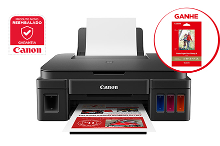 A Mega Tank G3111 é uma multifuncional capaz de imprimir, copiar e digitalizar. Ela vem com uma tela LCD de 1,2” para facilitar o comando de cópias e a conexão com rede.