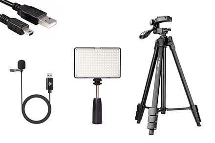 Kit de Acessórios Streaming para Câmeras EOS T7 ou T7+ Kit de Acessórios Streaming para Câmeras EOS T7 ou T7+
