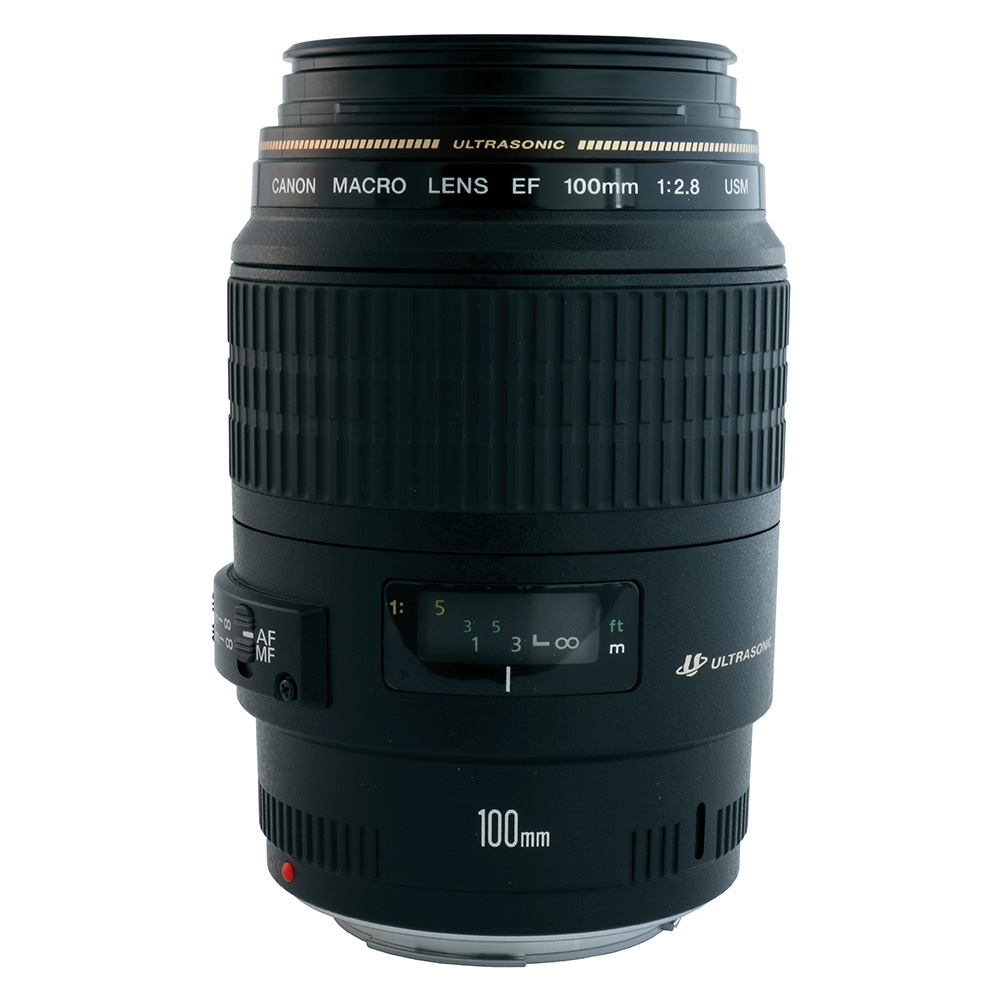 Lente EF 100mm f/2.8 Macro USM view 3 