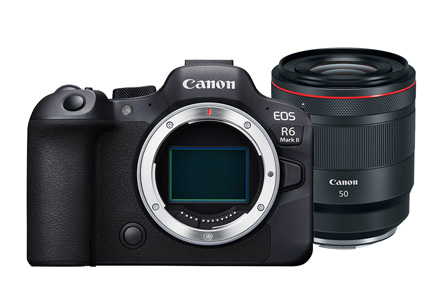 Combo Câmera EOS R6 Mark II (CORPO) + Lente RF 50mm f/1.2 L USM