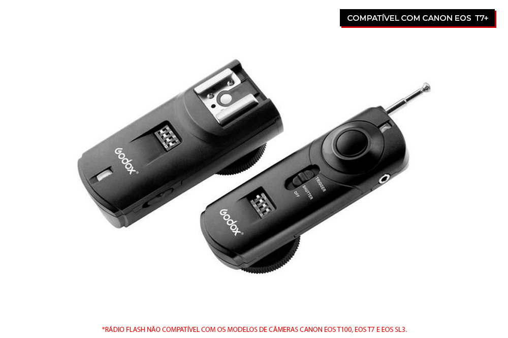 Rádio Flash Reemix 3 em 1 C1 Greika para Flash de Estúdio, Speedlite e Câmera view 2 