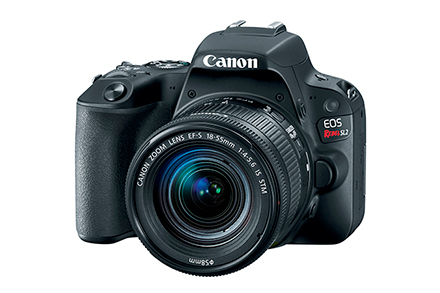 A menor DSLR do mundo, inspirada nas compactas da Canon é poderosa e possui a velocidade AF mais rápida entre todas as câmeras*, 0,03 segundos, permitindo rápida focalização em objetos no quadro.