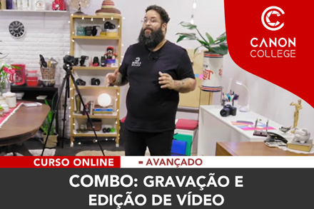 Combo: Gravação e edição de vídeo