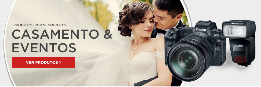 Pra quem fotografa casamentos e eventos em geral, a Canon tem os melhores equipamentos para enriquecer seus ensaios e seu portfólio!