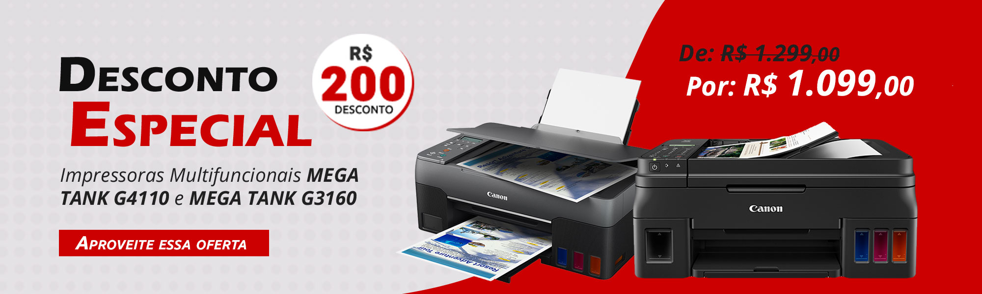 Promoção Mega Tank Promoção Mega Tank