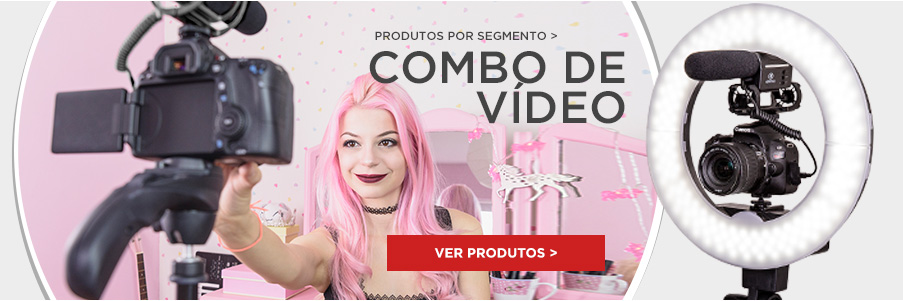 Faça seu vídeos e transmissões de forma profissional, com maior qualidade de som e imagem! Você perto mesmo à distância! Aproveite e confira todas as nossas soluções!