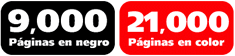 rendimiento de 21,000