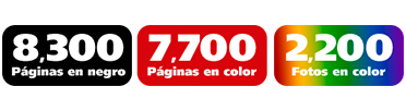 hasta 8,300 páginas
